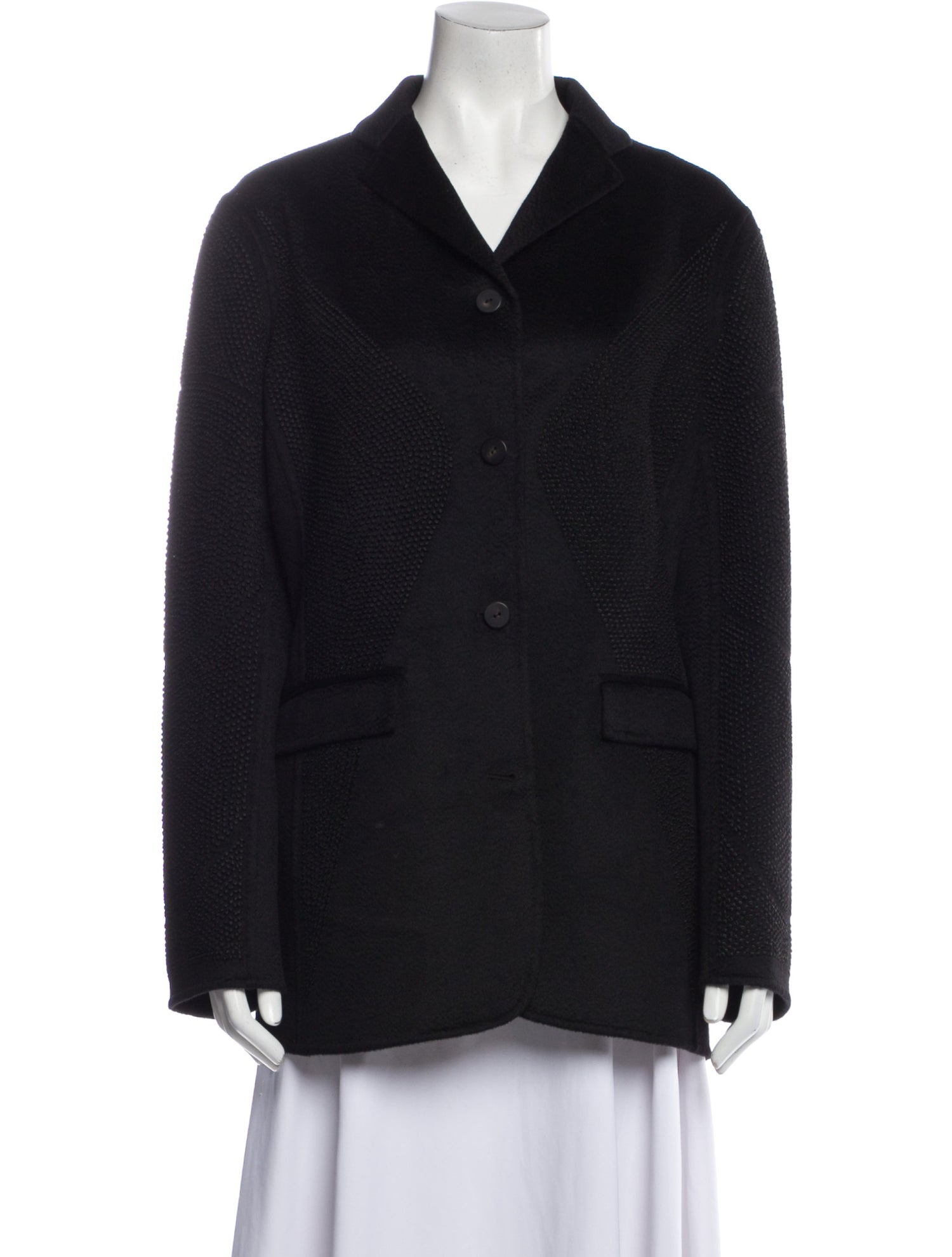 Chado by Ralph Rucci Cashmere Jacket - Black Jackets, Clothing ...