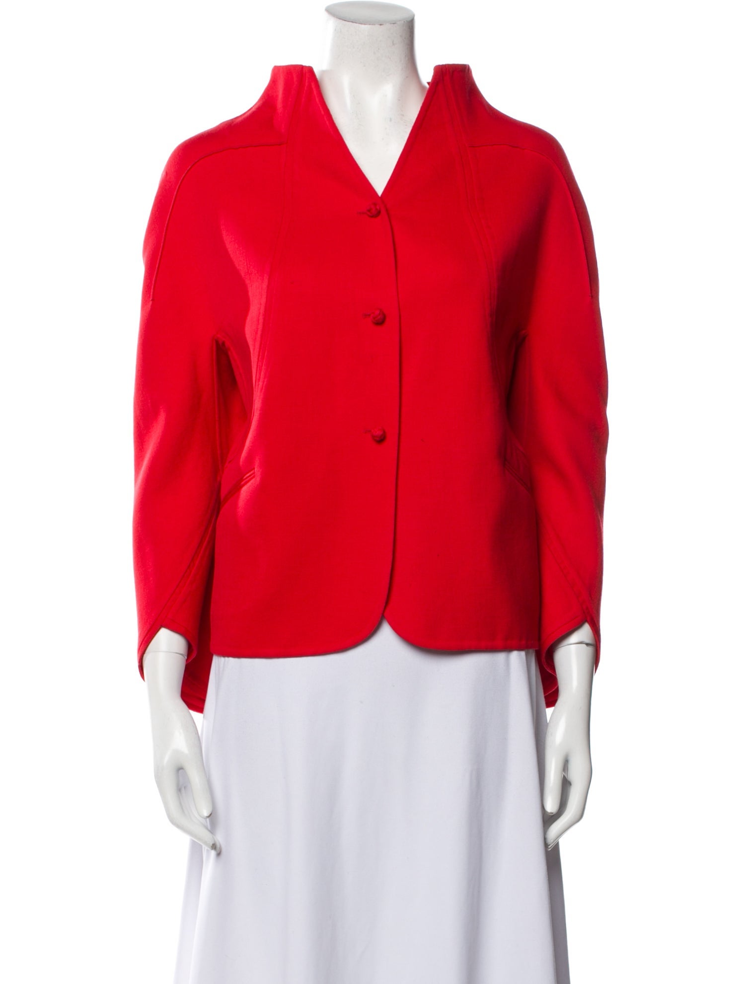 Chado by Ralph Rucci Vintage Wool Jacket - Red Jackets, Clothing ...