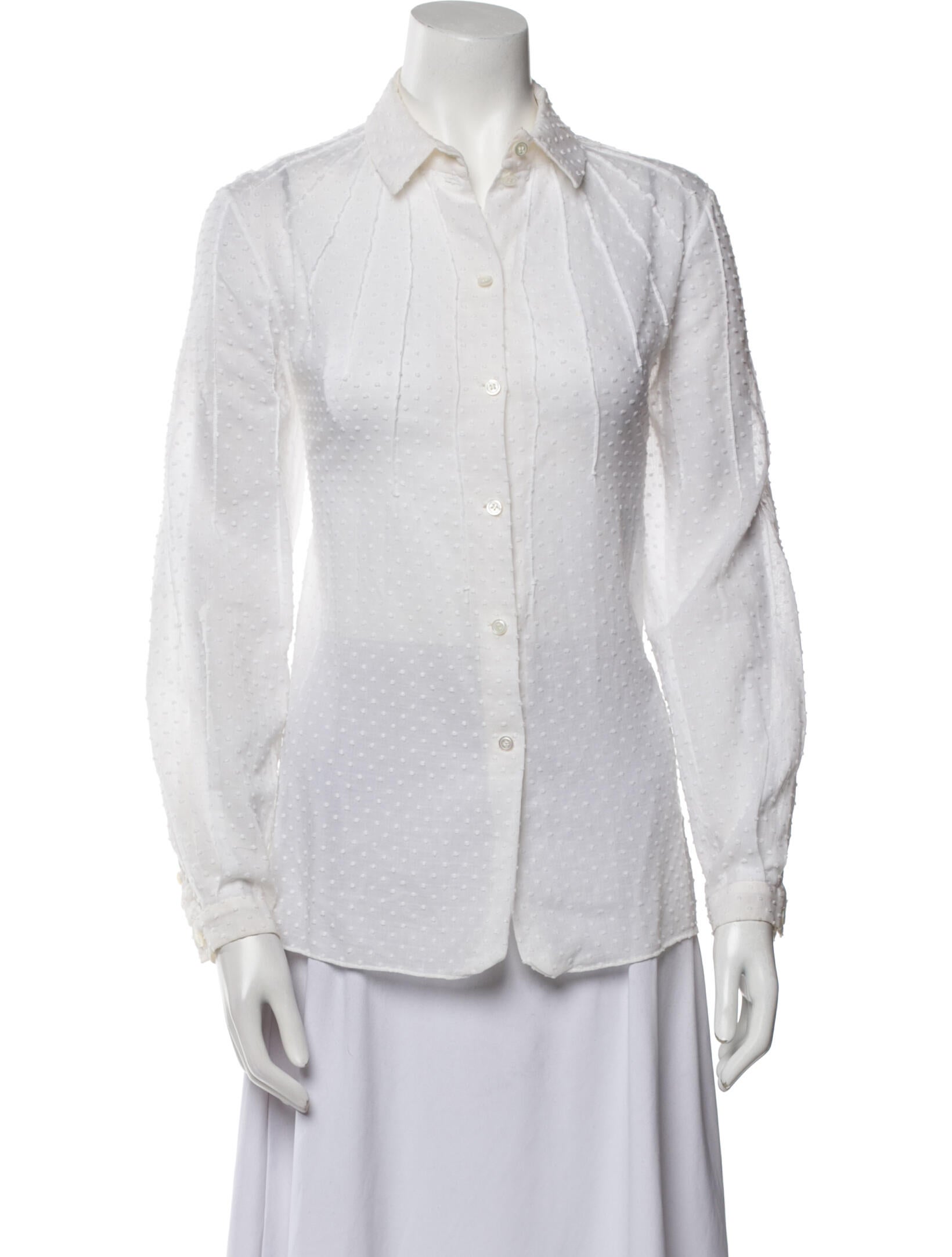 Chado by Ralph Rucci Vintage Late 1990's - Early 2000's Button-Up Top