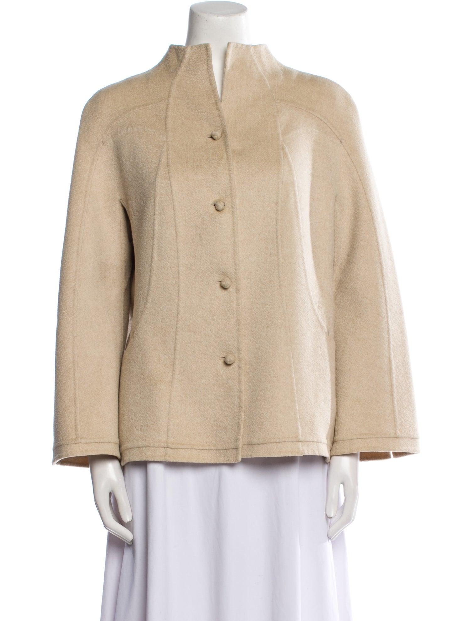 Chado by Ralph Rucci Vintage Cashmere Jacket - Neutrals Jackets ...