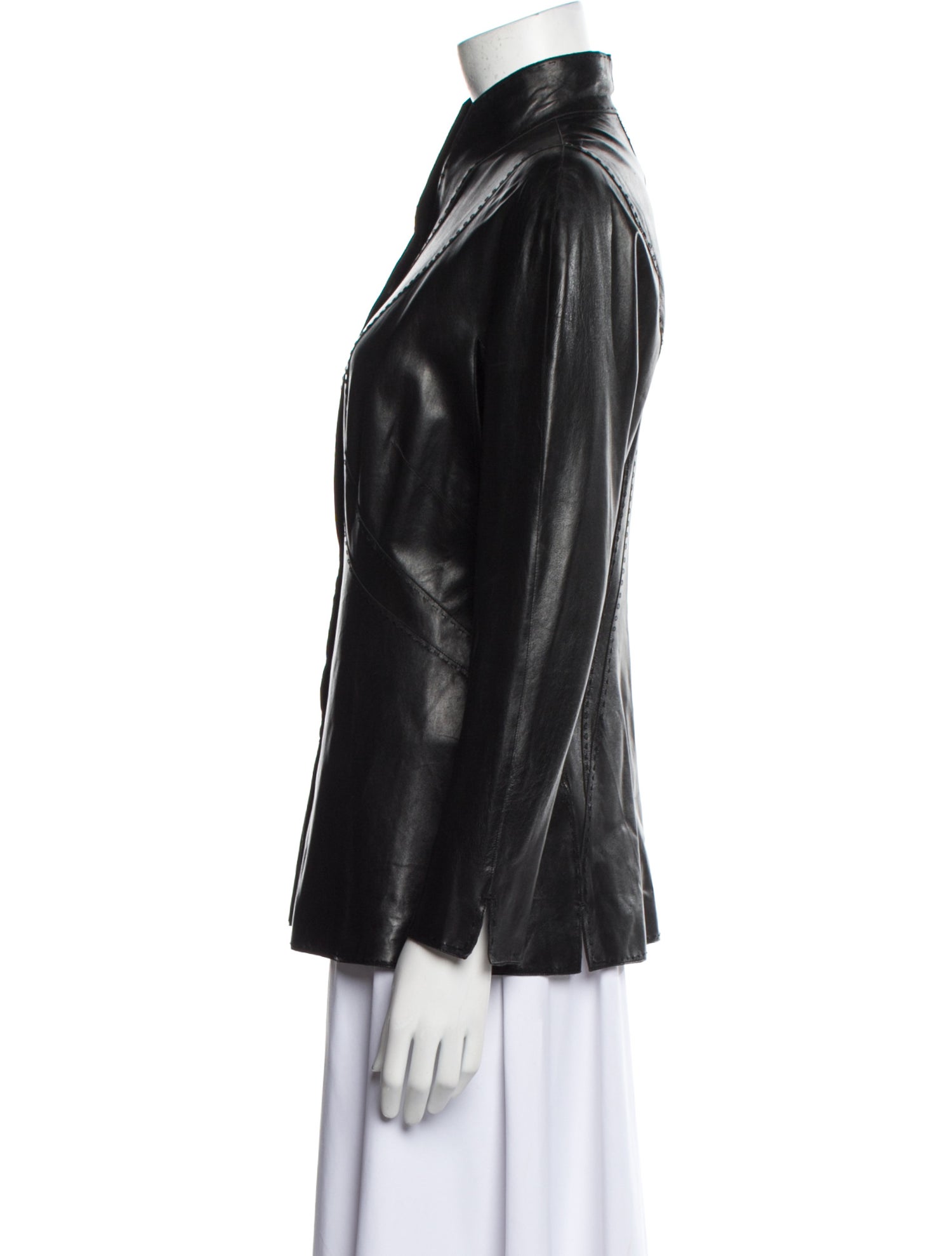 Chado by Ralph Rucci Vintage Leather Jacket