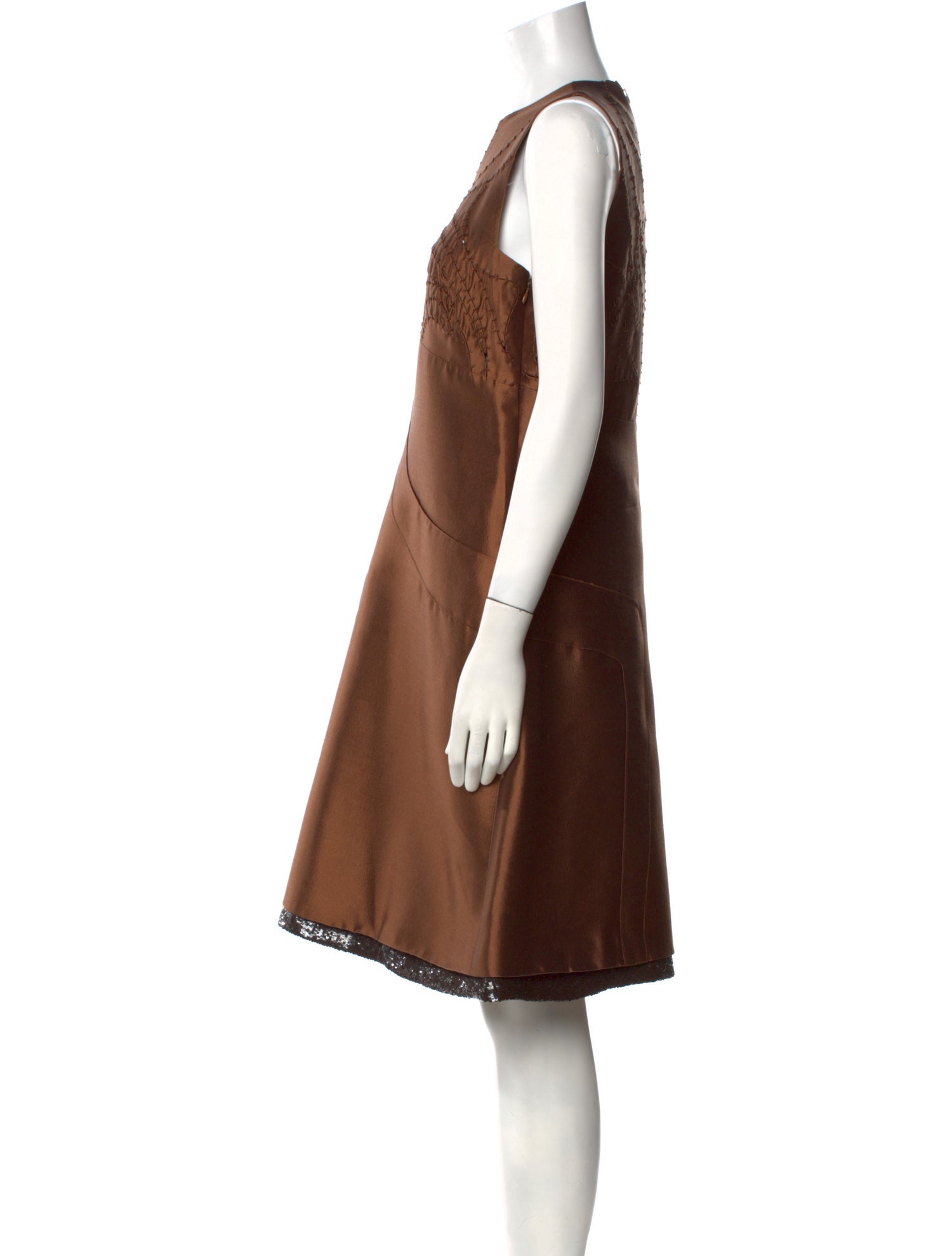 Chado by Ralph Rucci Late 2000's - Early 2010's Knee-Length Dress