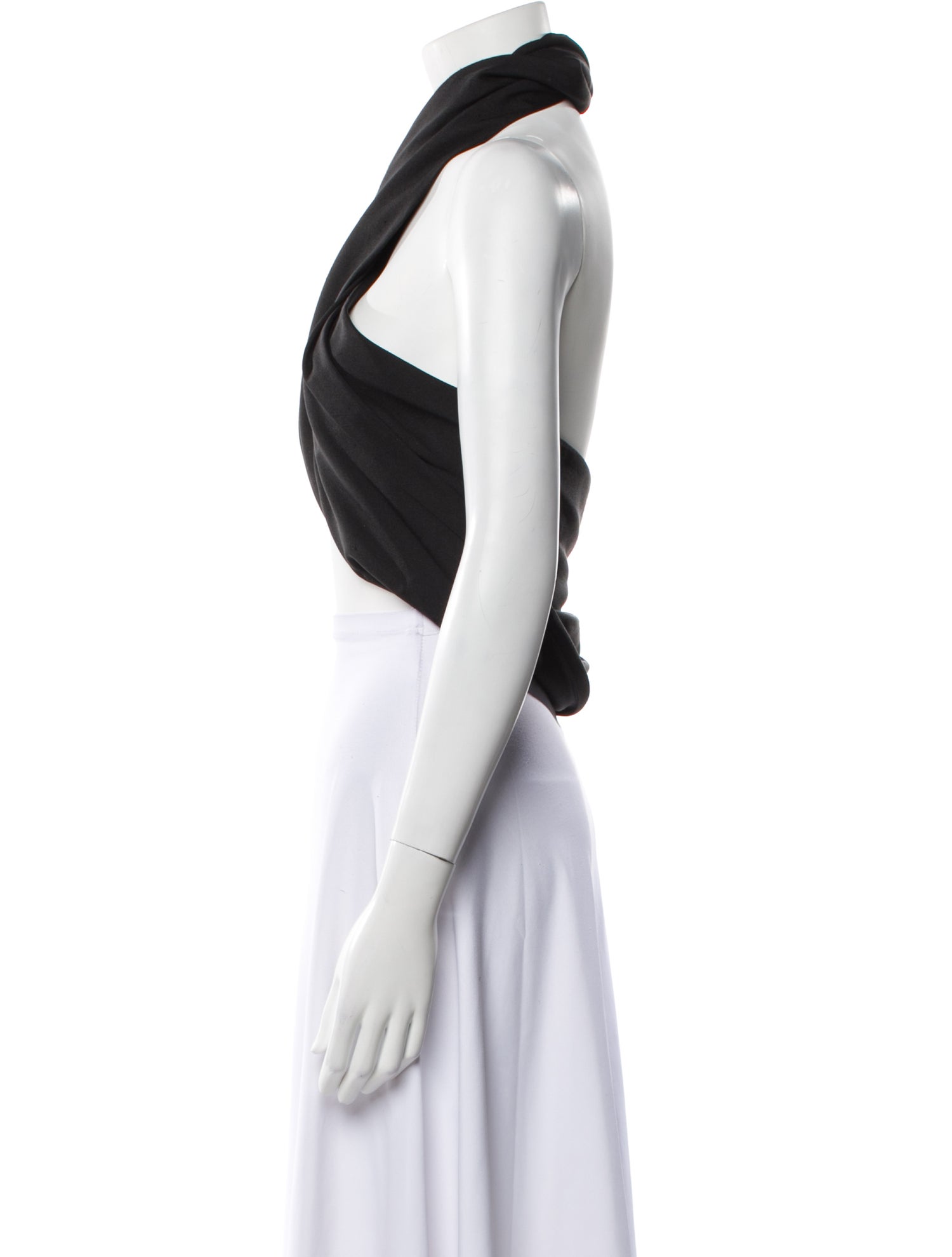 Chado by Ralph Rucci Vintage Silk Crop Top