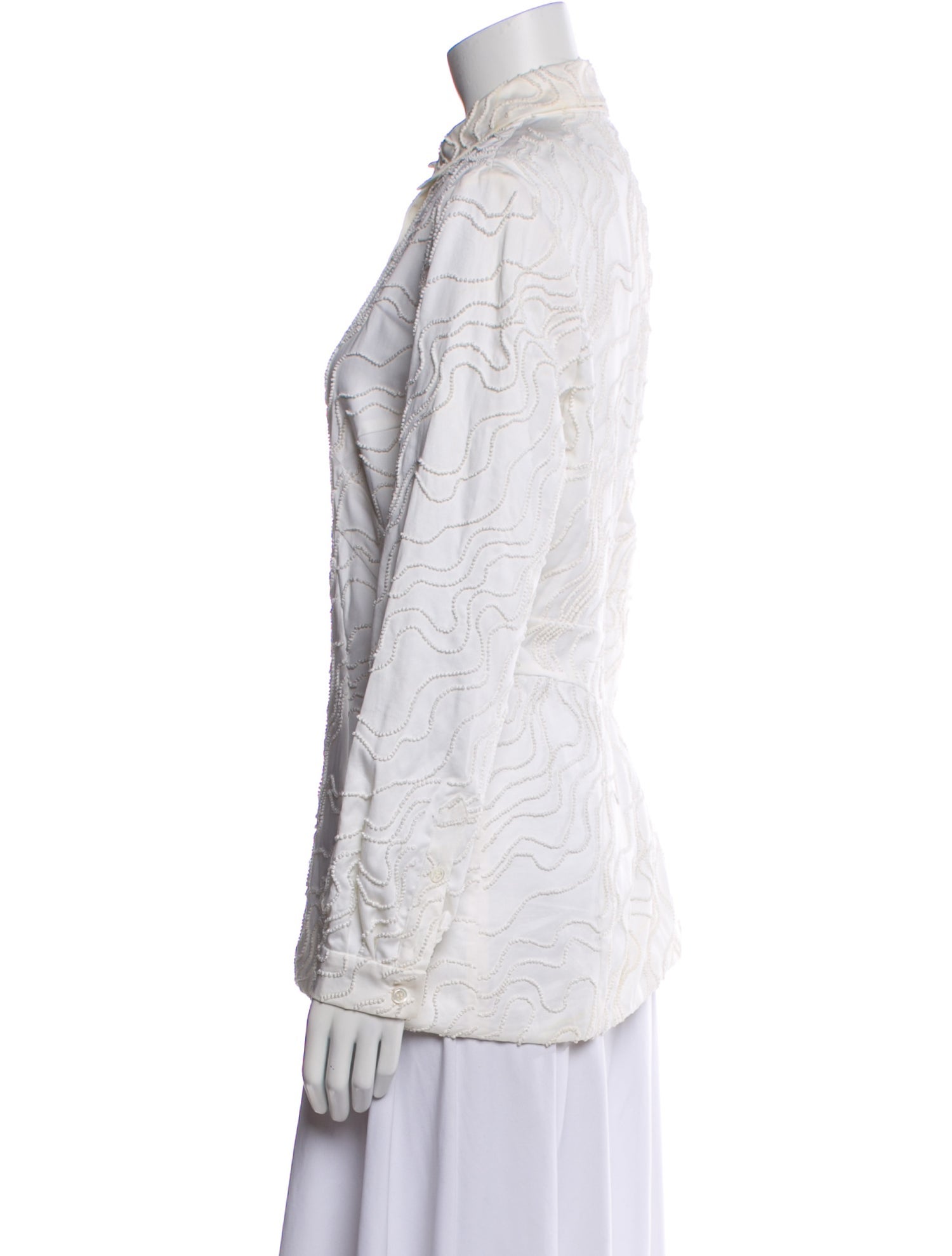 Chado by Ralph Rucci Vintage Hand-Stitched Evening Jacket