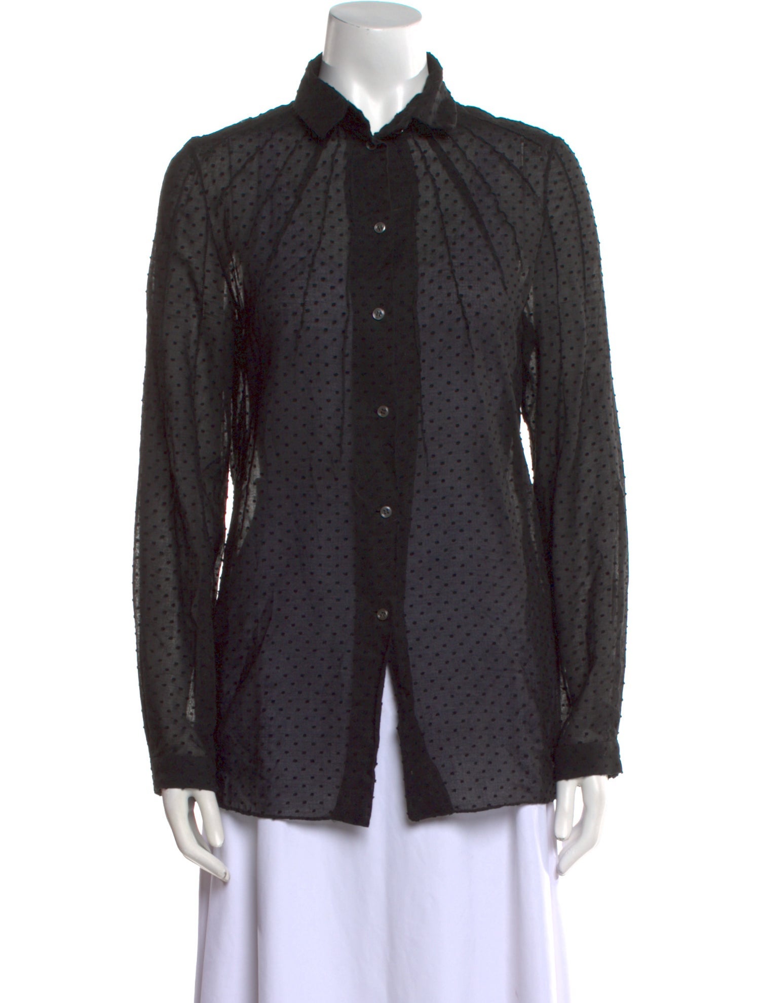 Chado by Ralph Rucci Vintage Late 1990's - Early 2000's Button-Up Top