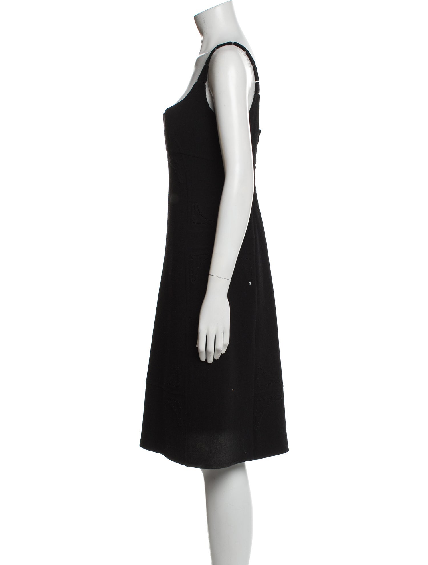 Chado by Ralph Rucci Vintage Knee-Length Dress