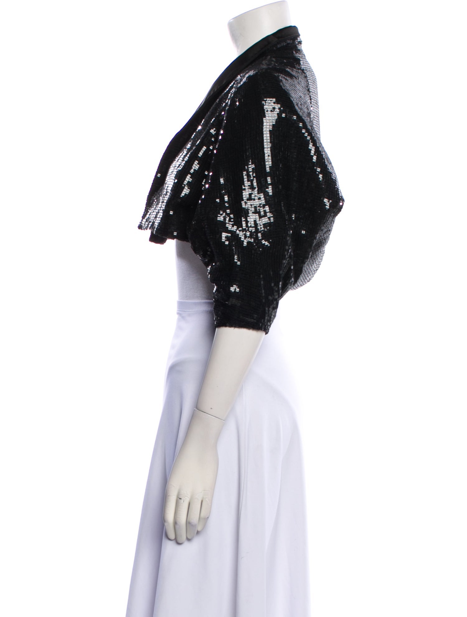 Chado by Ralph Rucci Late 2000's - Early 2010's Silk Bolero