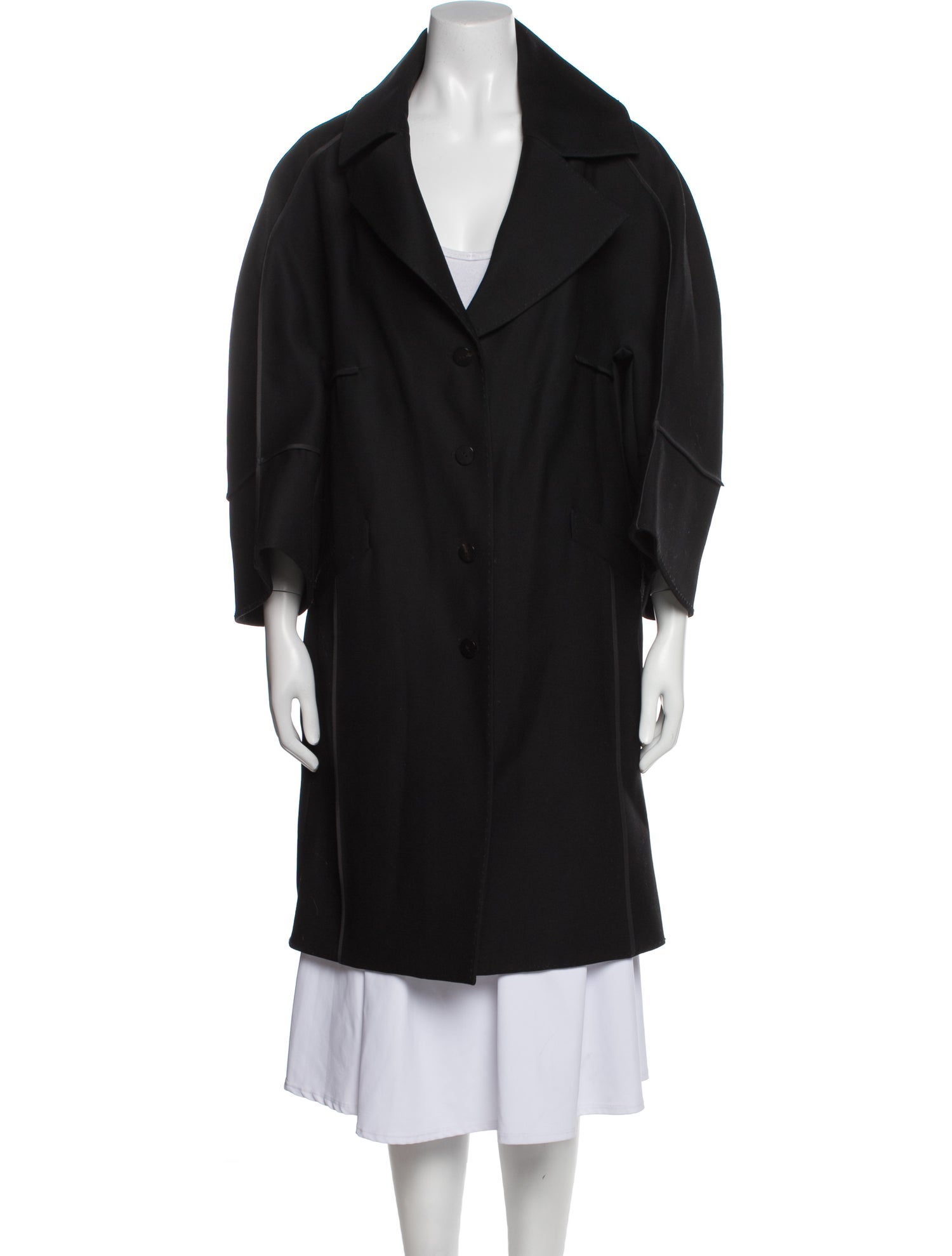Chado by Ralph Rucci Vintage Wool Coat