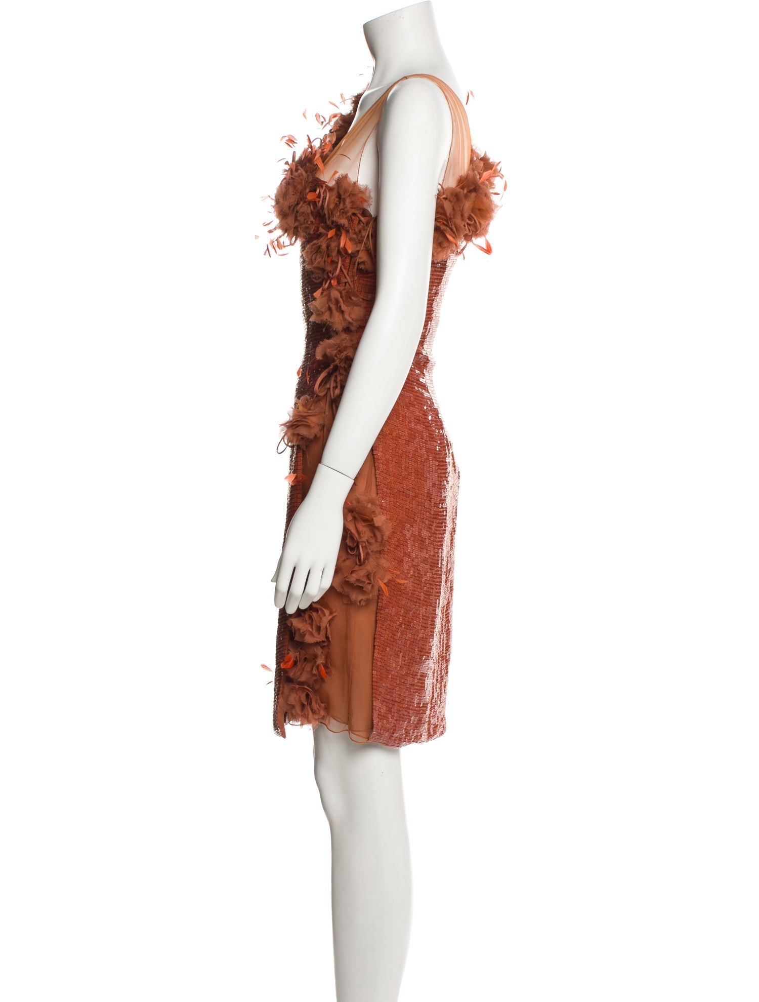 Chado by Ralph Rucci Vintage Knee-Length Dress