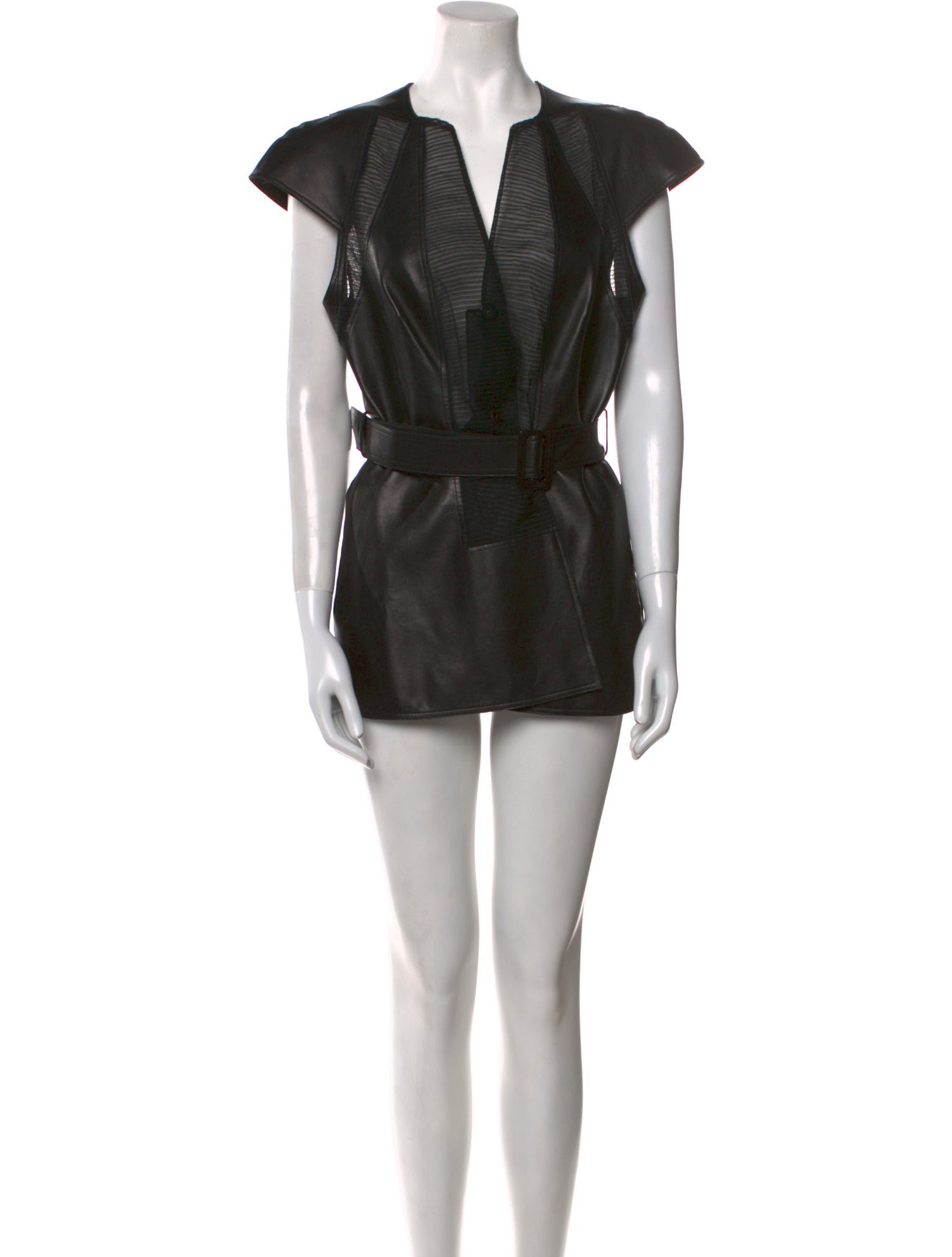 Chado by Ralph Rucci 2015 Leather Vest
