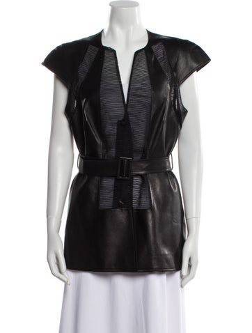 Chado by Ralph Rucci Jackets 2015 Leather Vest L