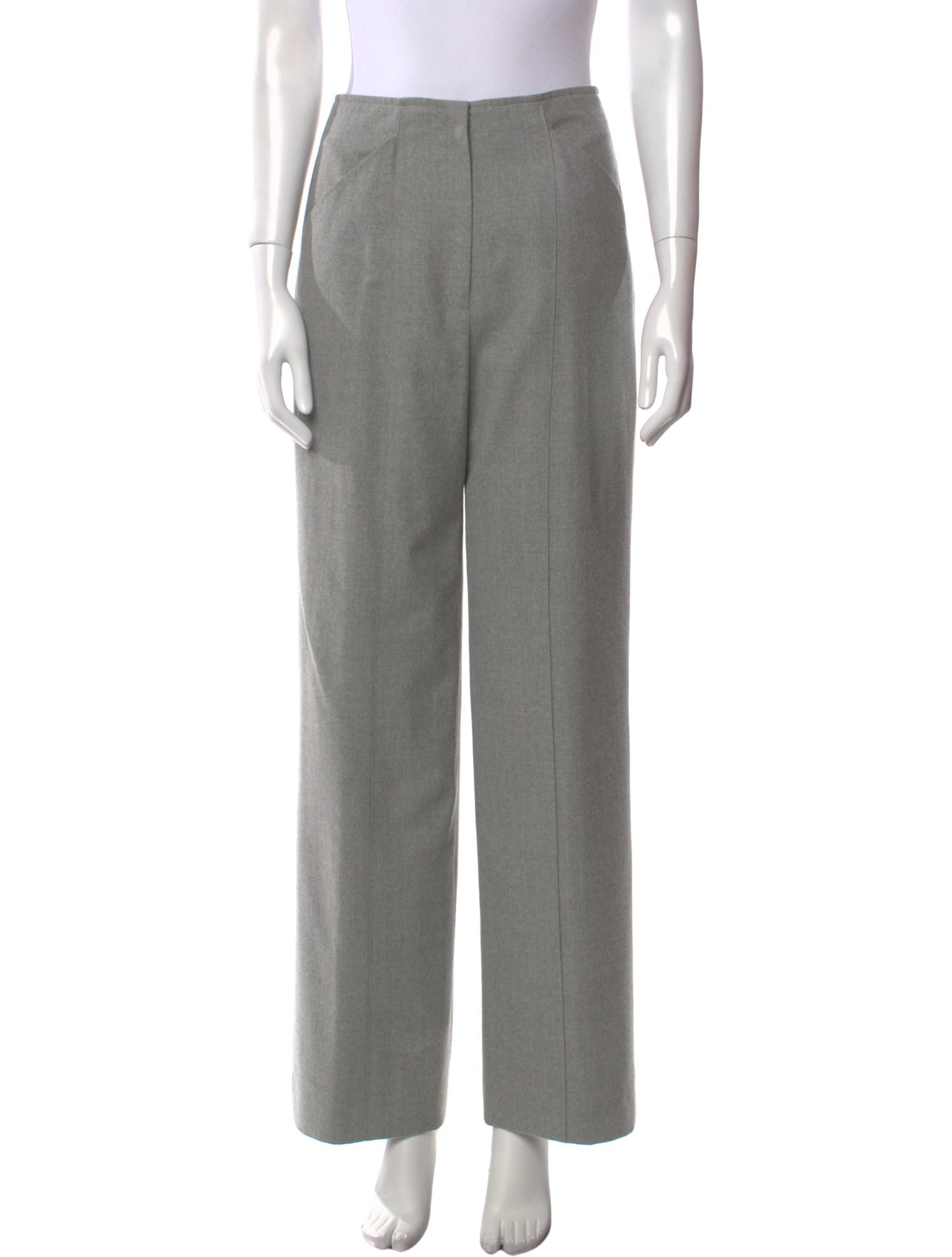 Chado by Ralph Rucci Wool Wide Leg Pants
