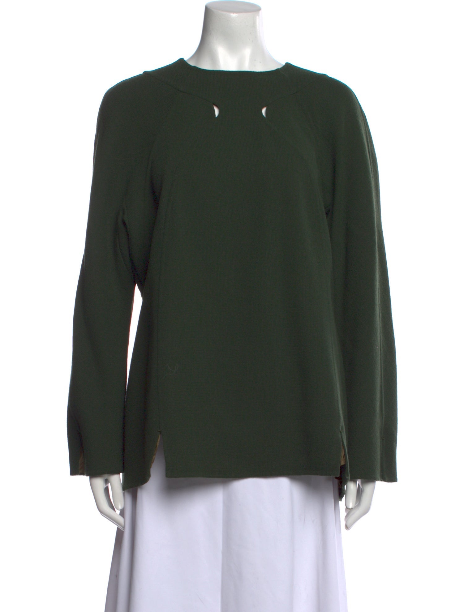 Chado by Ralph Rucci Vintage Wool Sweatshirt