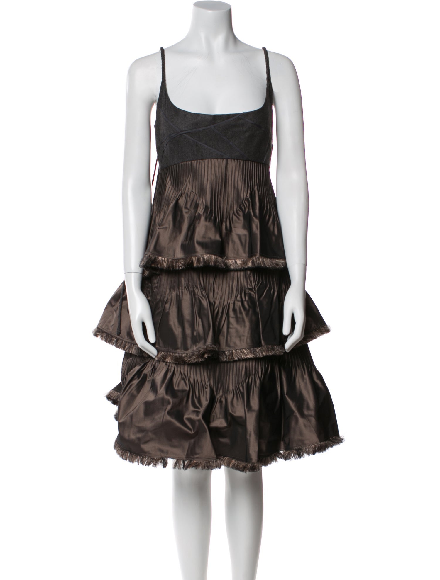 Chado by Ralph Rucci Vintage Knee-Length Dress