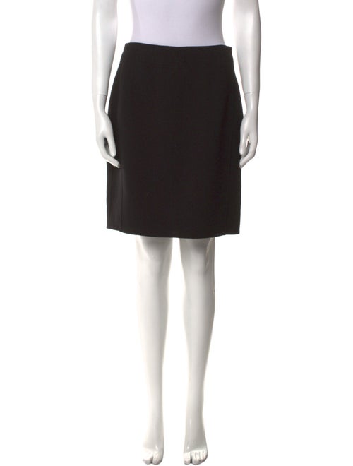 Chado by Ralph Rucci Wool Knee-Length Skirt