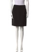Chado by Ralph Rucci Wool Knee-Length Skirt
