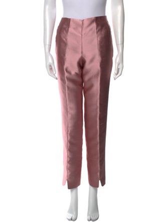 Chado by Ralph Rucci Silk Straight Leg Pants