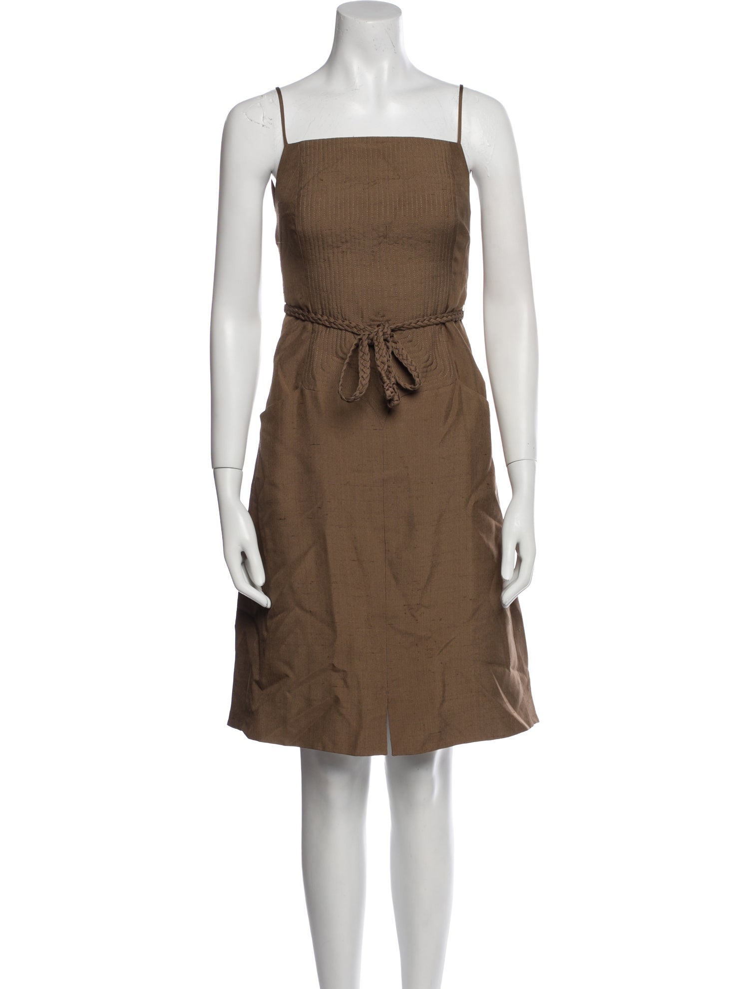 Chado by Ralph Rucci Silk Knee-Length Dress