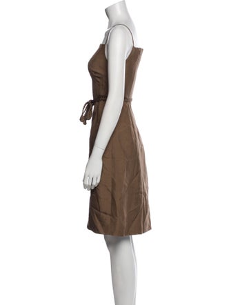 Chado by Ralph Rucci Silk Knee-Length Dress