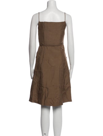 Chado by Ralph Rucci Silk Knee-Length Dress