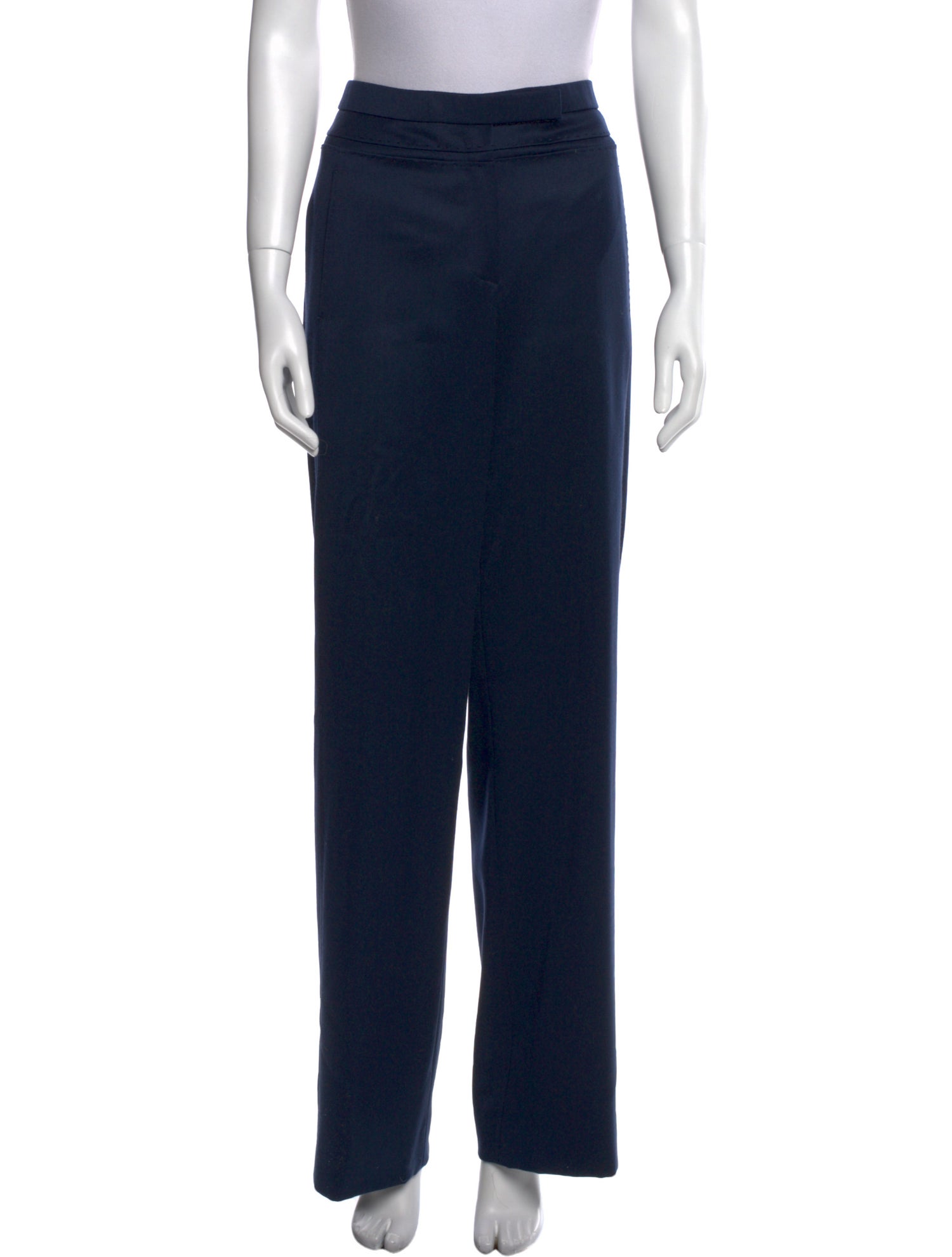 Chado by Ralph Rucci Wool Wide Leg Pants