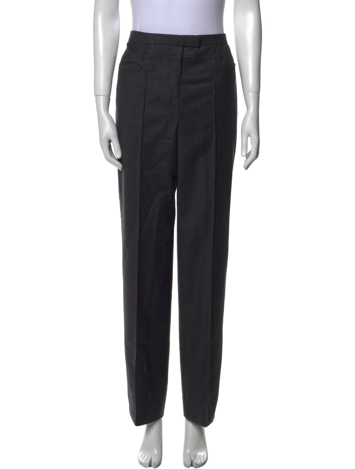 Chado by Ralph Rucci Cashmere Straight Leg Pants