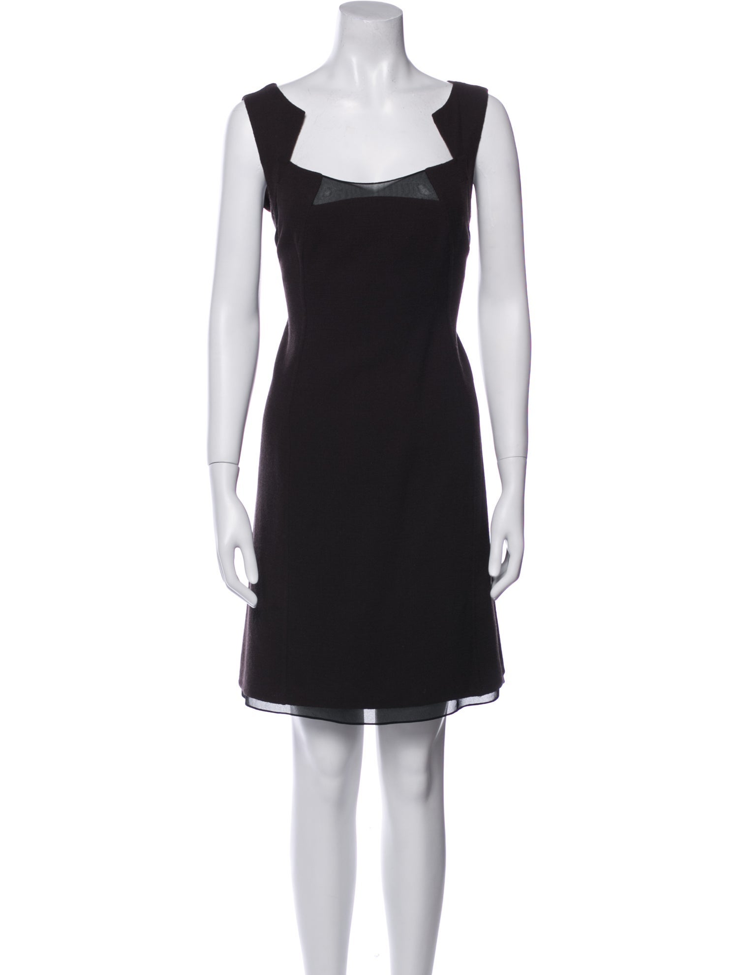 Chado by Ralph Rucci Wool Mini Dress