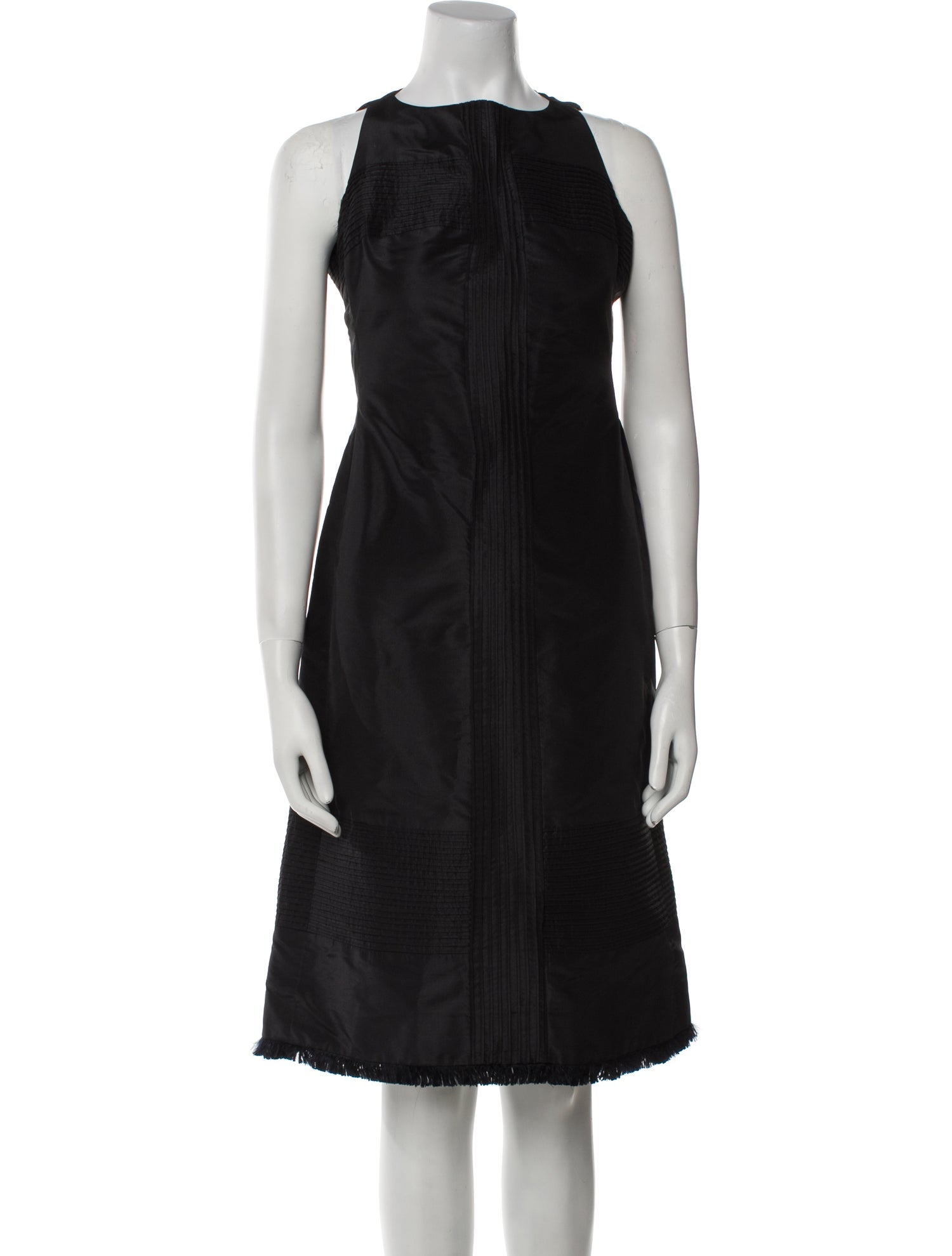Chado by Ralph Rucci Silk Knee-Length Dress