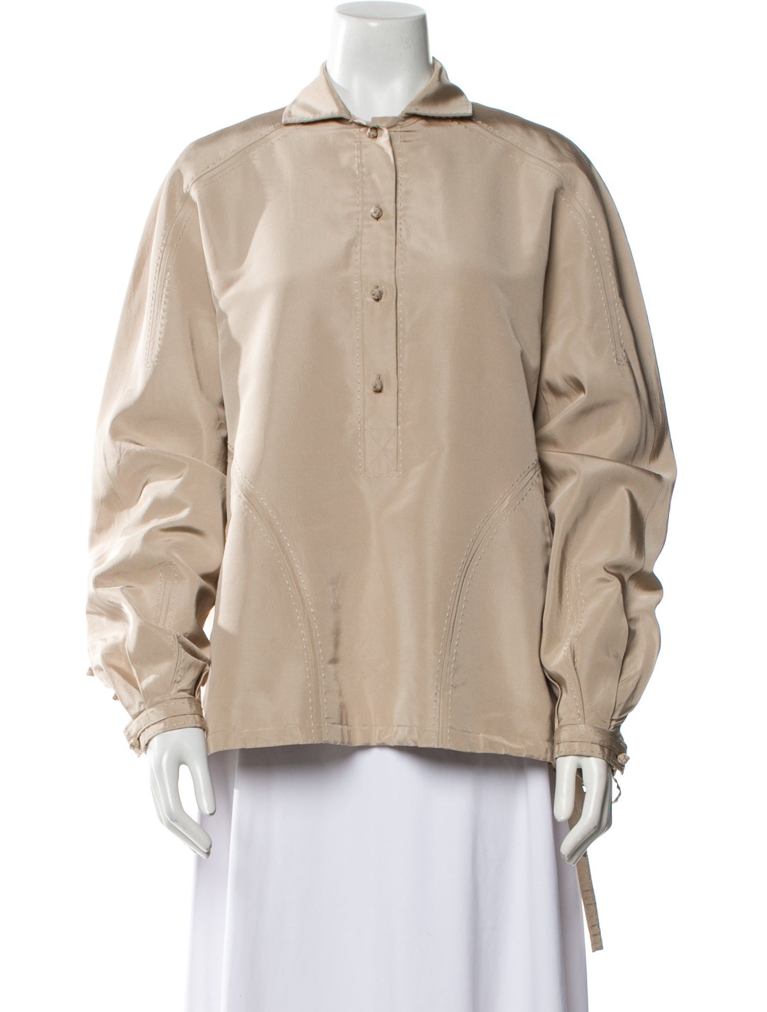 Chado by Ralph Rucci Vintage Late 1990's - Early 2000's Button-Up Top