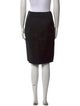 Chado by Ralph Rucci Wool Knee-Length Skirt