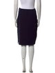Chado by Ralph Rucci Wool Knee-Length Skirt