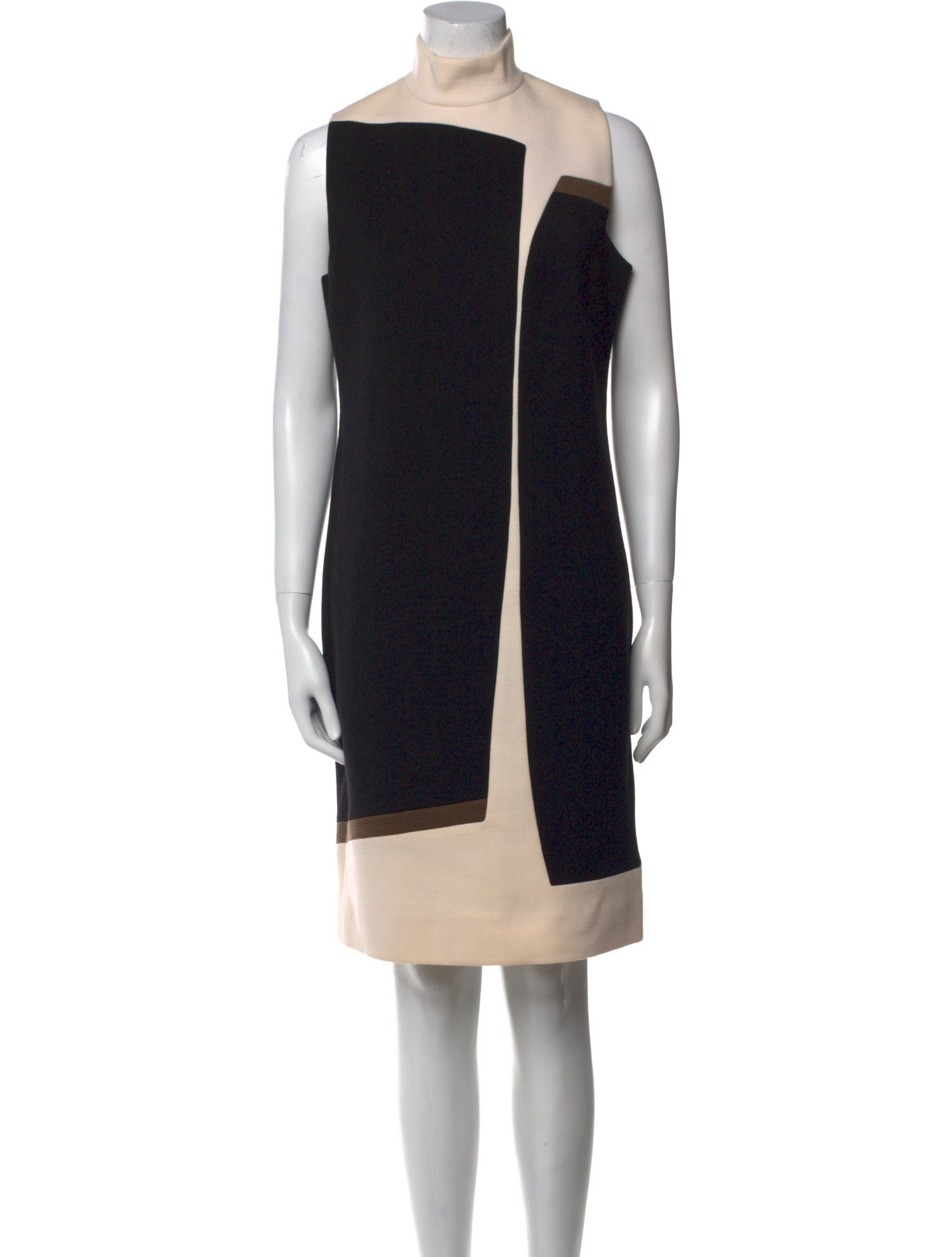 Chado by Ralph Rucci Wool Knee-Length Dress