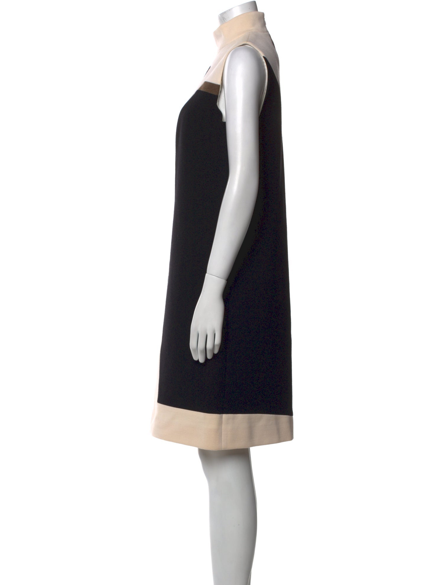 Chado by Ralph Rucci Wool Knee-Length Dress