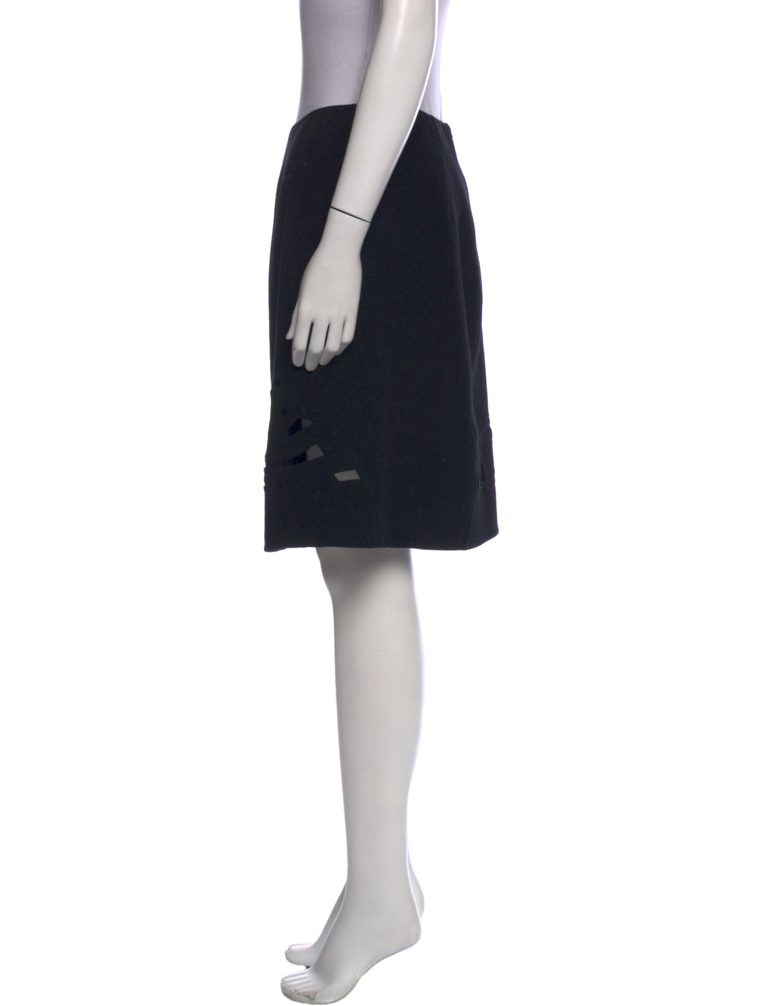 Chado by Ralph Rucci Vintage Knee-Length Skirt