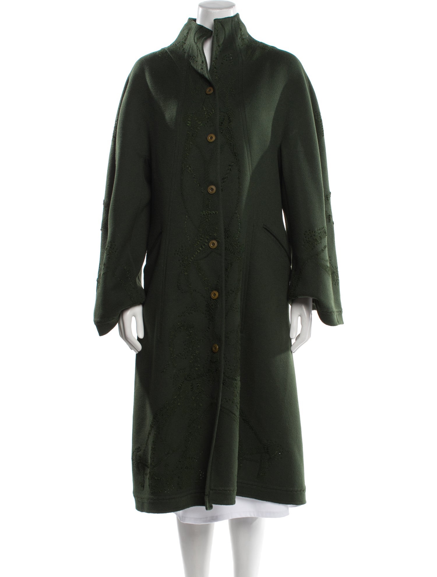 Chado by Ralph Rucci Late 2000's - Early 2010's Cashmere Coat