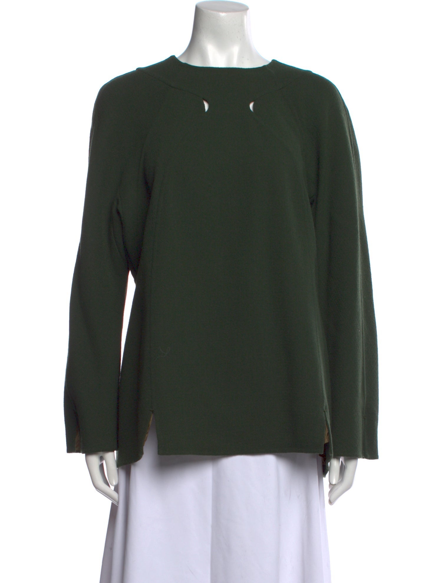 Chado by Ralph Rucci Vintage Wool Sweatshirt