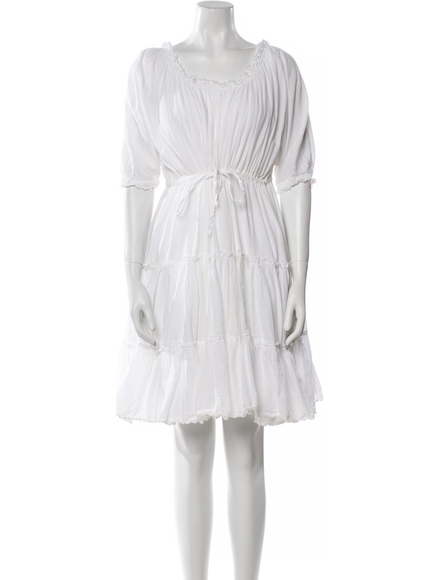 Loup Charmant Scoop Neck Mini Dress