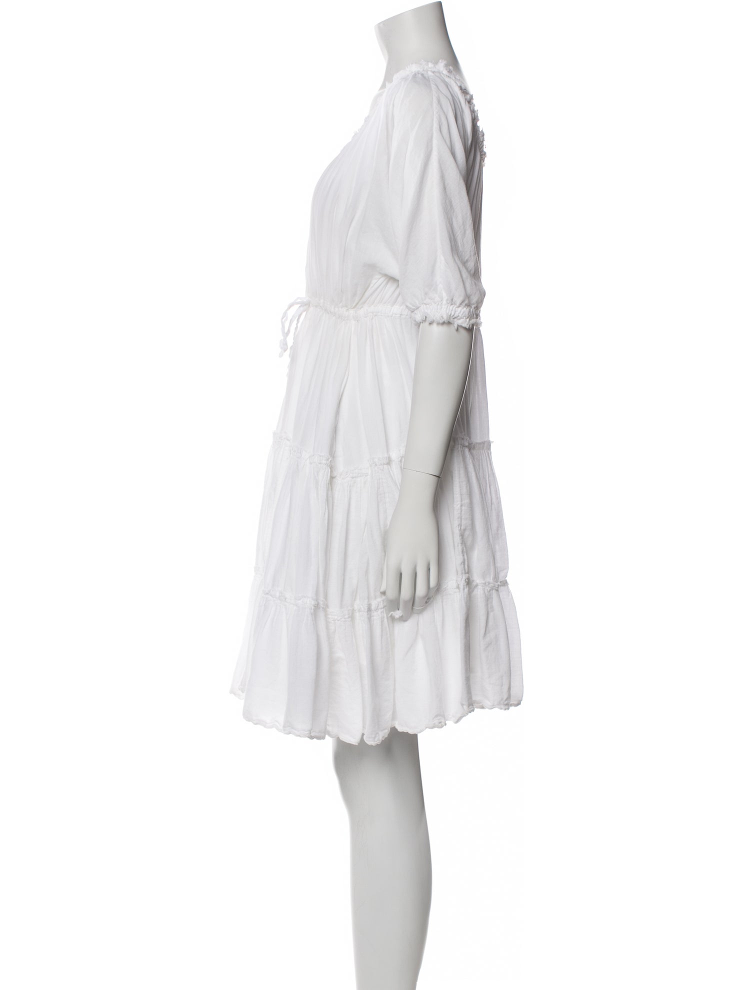 Loup Charmant Scoop Neck Mini Dress