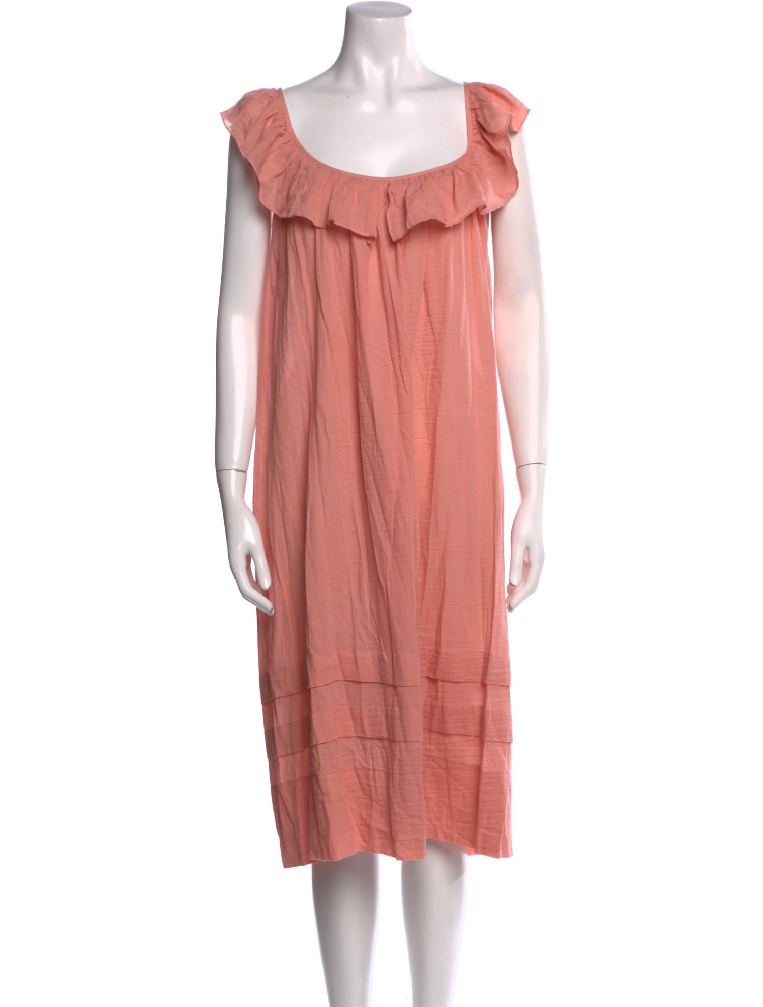 Loup Charmant Scoop Neck Knee-Length Dress