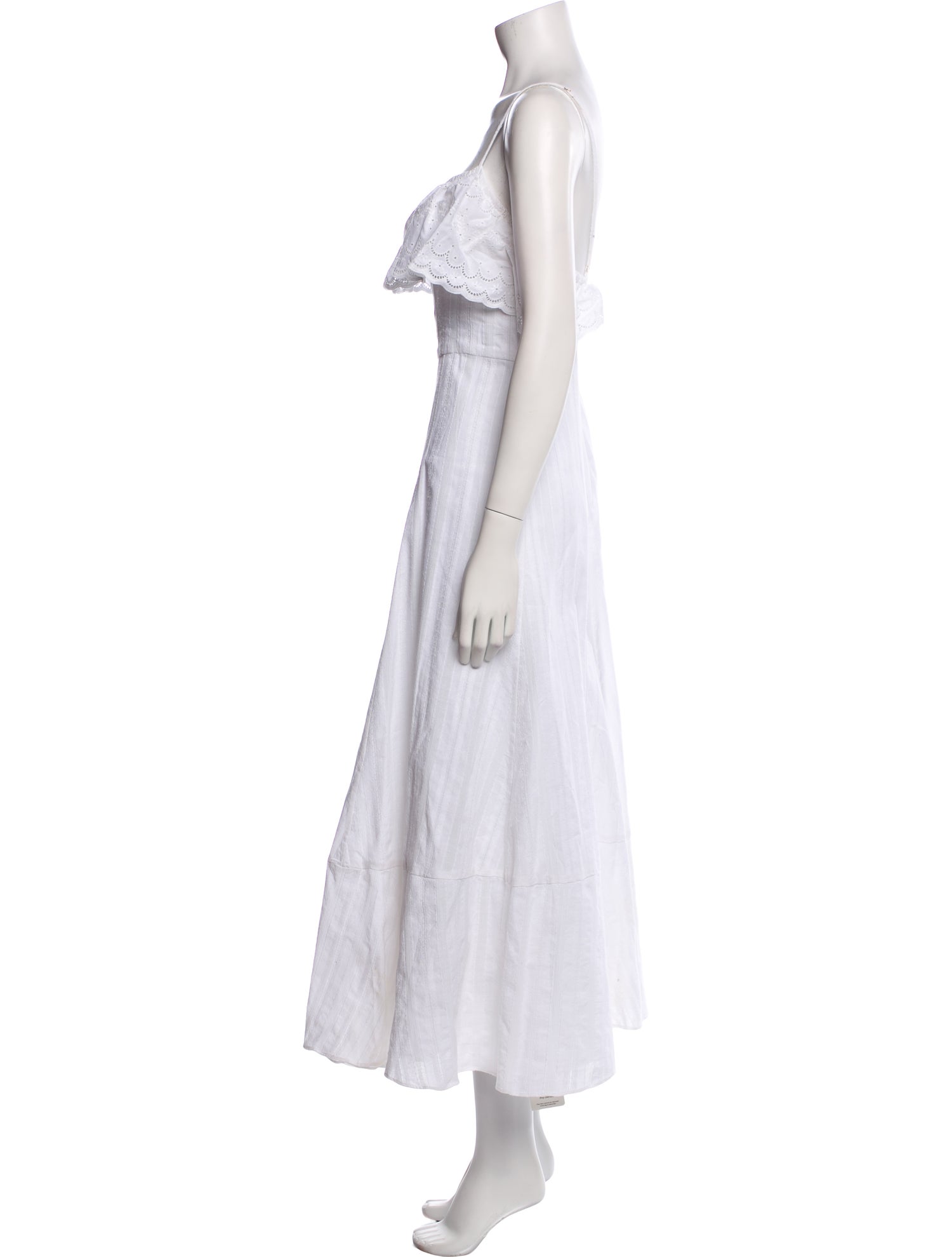 Loup Charmant Square Neckline Long Dress