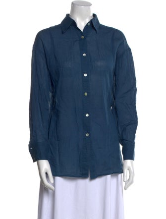 Loup Charmant Long Sleeve Button-Up Top