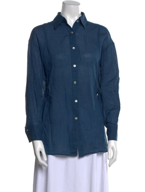 Loup Charmant Long Sleeve Button-Up Top