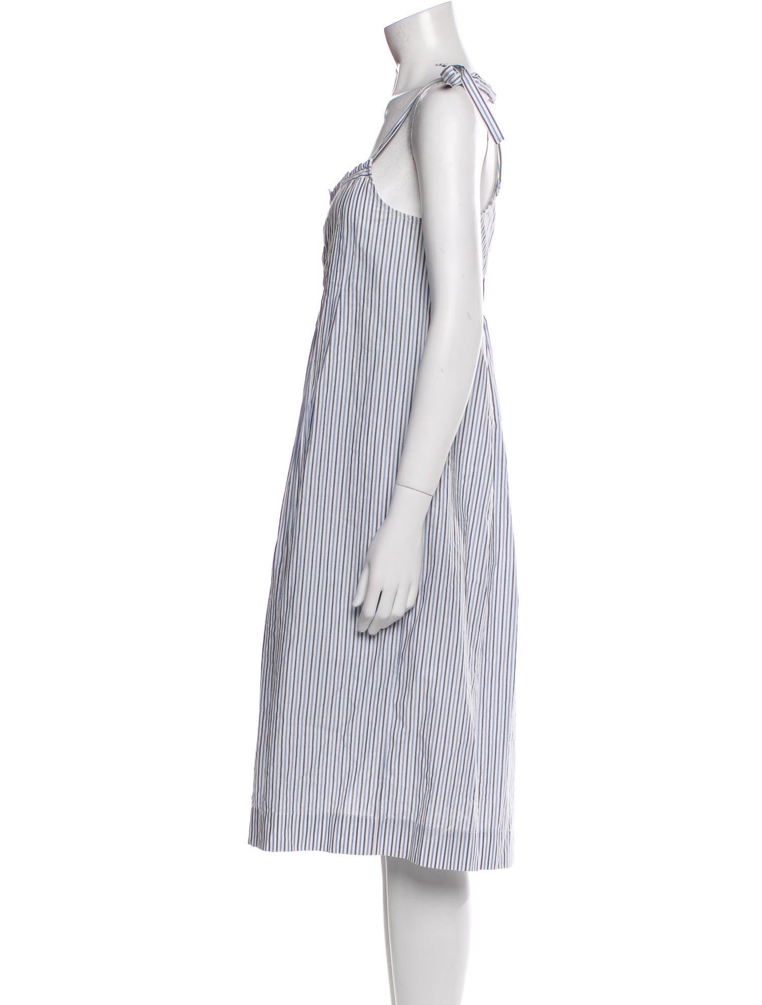 Loup Charmant Striped Midi Length Dress