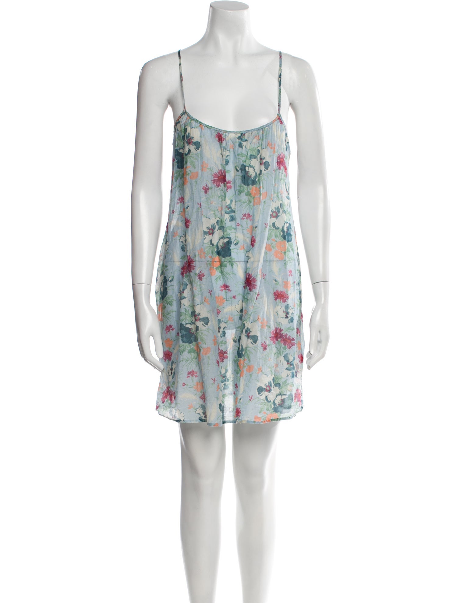 Loup Charmant Floral Print Mini Dress