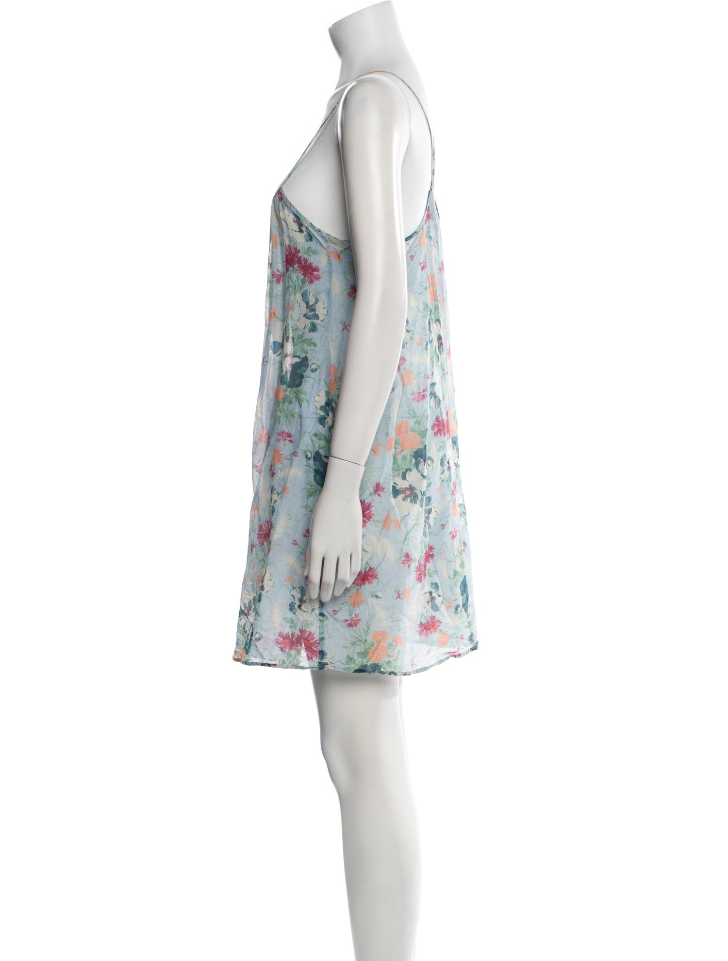 Loup Charmant Floral Print Mini Dress