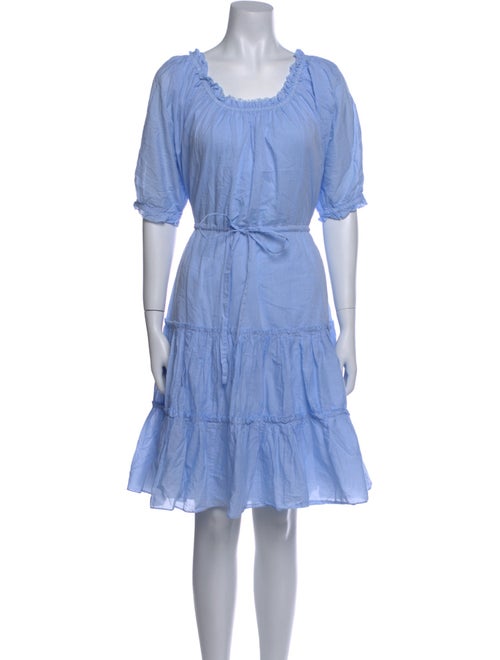 Loup Charmant Scoop Neck Knee-Length Dress