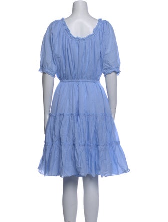 Loup Charmant Scoop Neck Knee-Length Dress