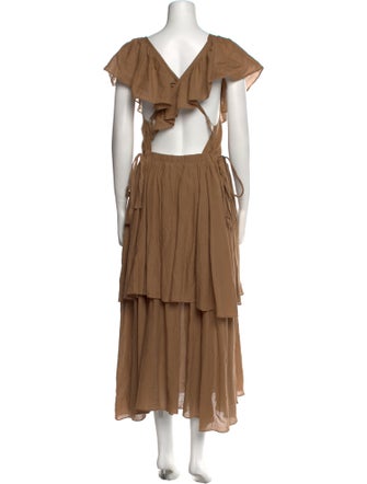 Loup Charmant V-Neck Long Dress