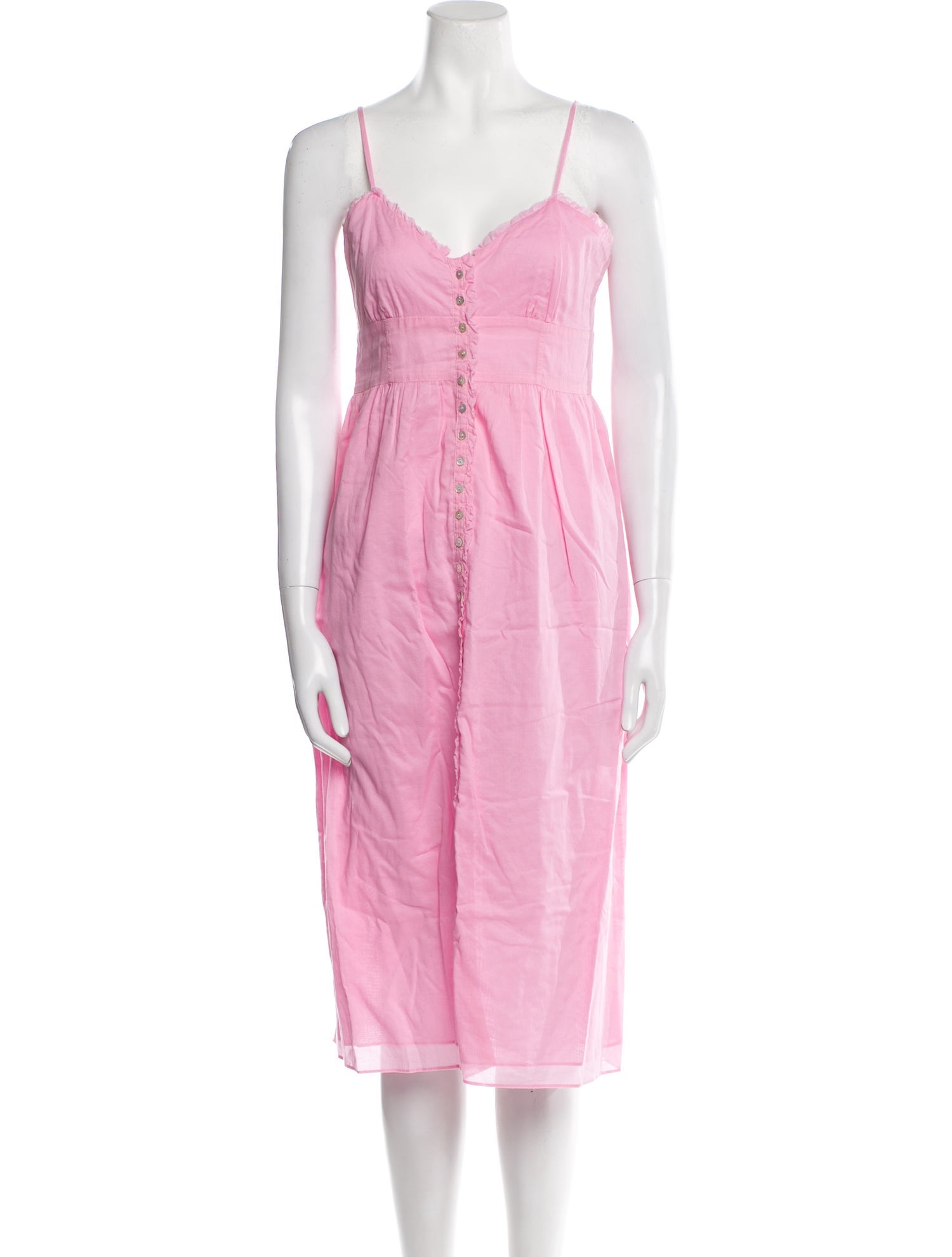 Loup Charmant V-Neck Midi Length Dress