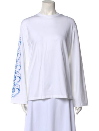 Cecilie Bahnsen Crew Neck Long Sleeve Sweatshirt